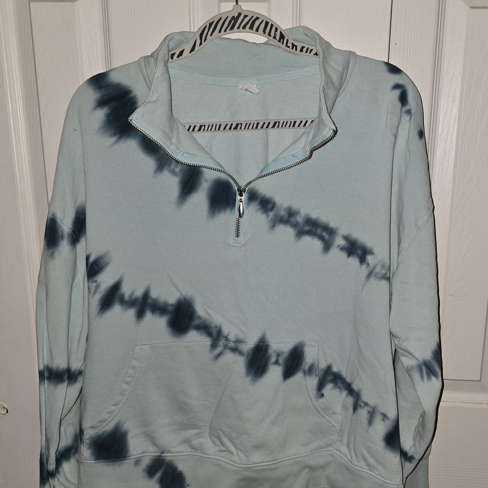 Old Navy Tie-Dye Quarter-Zip Pullover